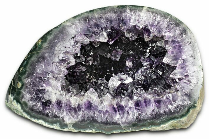 Sparkly Deep-Purple Amethyst Geode - Uruguay #345958
